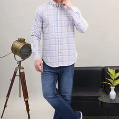 Checked line Cotton Shirt
