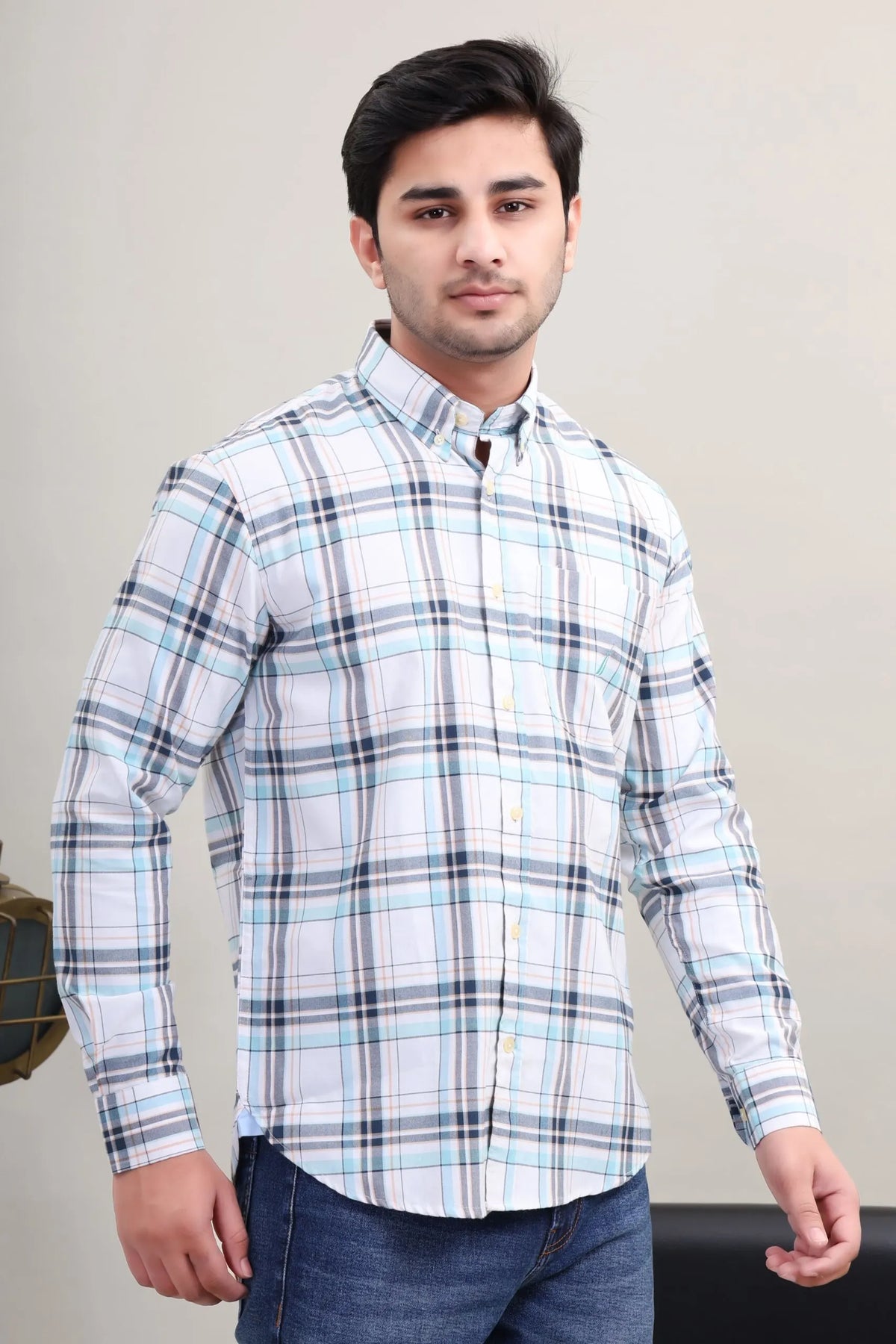 Checked Cotton Shirt