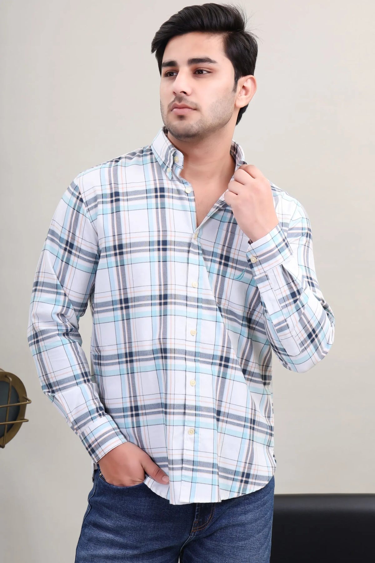 Checked Cotton Shirt