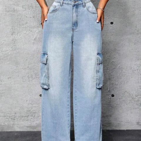 Ice Blue High Waist jeans
