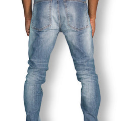 Lined Light Whiskers Jeans