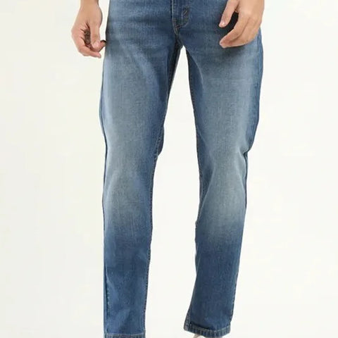 Mid Rise Blue Jeans
