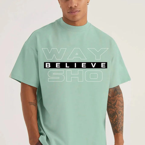 Oversized Believe T-Shirt