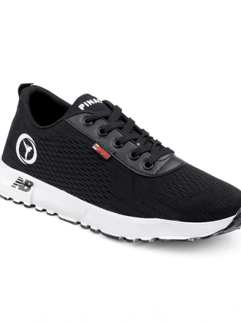 Generic Men's Casual Mesh Lace-ups Casual Shoes (Black)