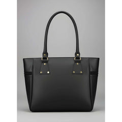 Generic Women's PU Leather Solid Shoulder Zipper Handbag (Black)