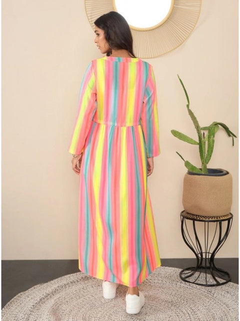 Generic Women's Polyester Crepe Printed Long Sleeves Shrug (Multicolor)