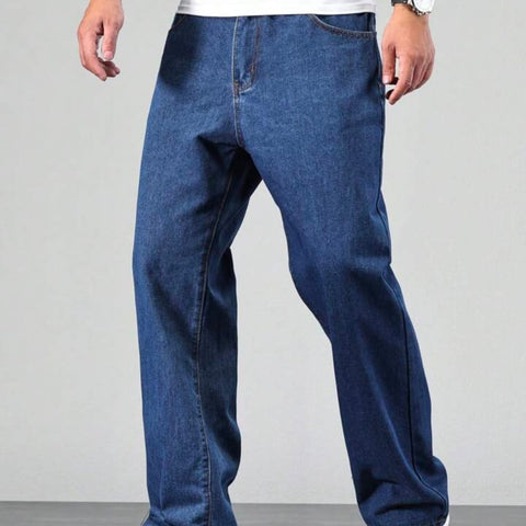 Stone Blue Baggy Jeans