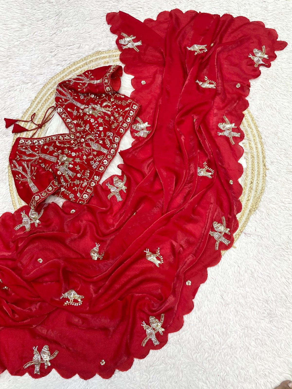 Pure Triple Tone Butter Finish Fandy Jimichu Silk