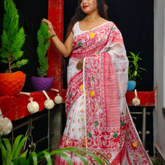 Exclusive pujo special karat ekkat jamdani