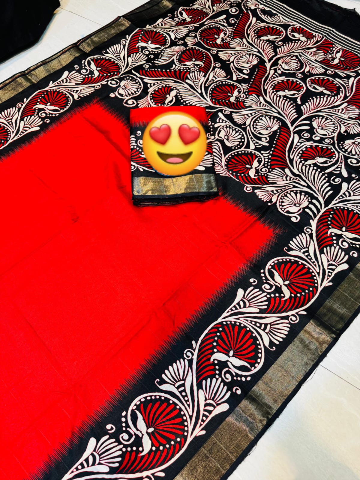 Pure Triple Tone Bishnupuri Swarnachuri Silk saree