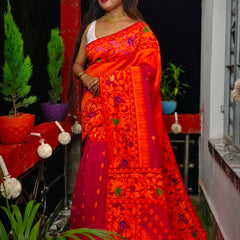 Exclusive pujo special karat ekkat jamdani