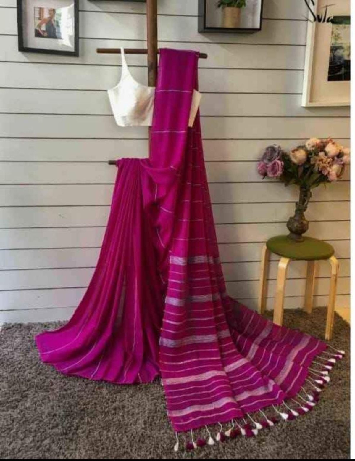 EXCLUSIVE PRIMIUM QUALITY KHESH COTTON SAREE