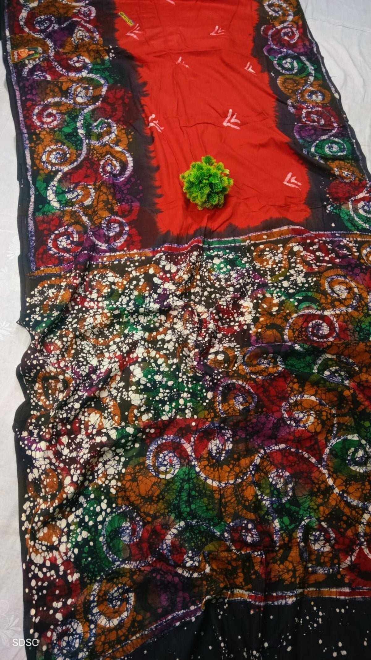 Pure Cotton Handbatick Saree
