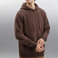 Men Brown Oversized Hoodie