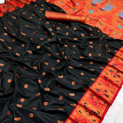 Premium Paithani Silk Party Wear Saree (With Blouse Piece)