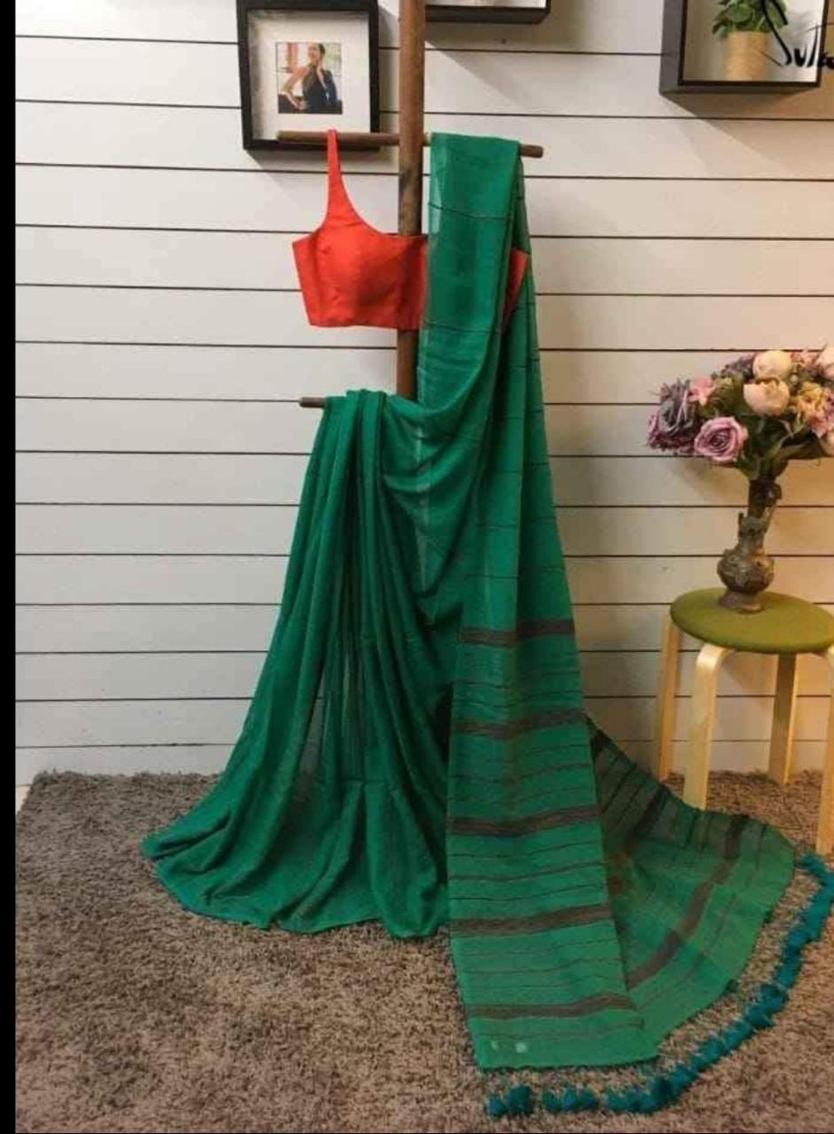 EXCLUSIVE PRIMIUM QUALITY KHESH COTTON SAREE