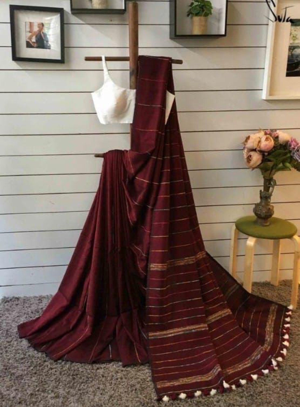 EXCLUSIVE PRIMIUM QUALITY KHESH COTTON SAREE