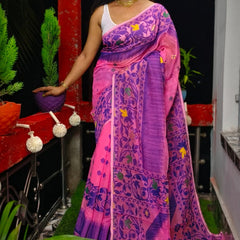 Exclusive pujo special karat ekkat jamdani
