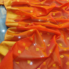 EXCLUSIVE PRIMIUM QUALITY COPAR ZORI SIKUAENS MALL COTTON SAREE