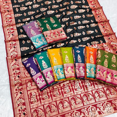 Kota Saree & Cotton Punjabi Matching Couple Combo