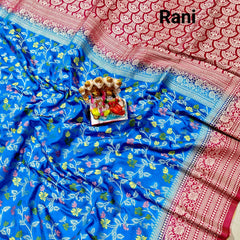 Soft Allover Meena khaddi pashmina silk