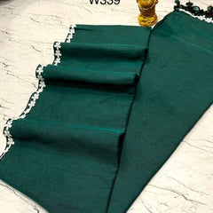 EXCLUSIVE PRIMIUM QUALITY NAYAN TARA LACE COTTON SAREE