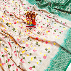 Soft Allover Meena khaddi pashmina silk