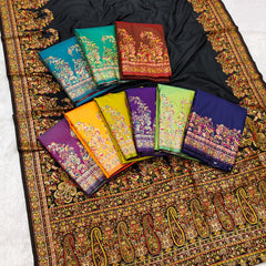 Super soft pure (unique collection) party wear karani pashmina Silk