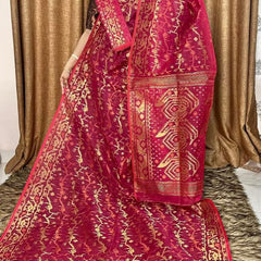 Premium Dhakai Jamdani Saree with Traditional Zari Work