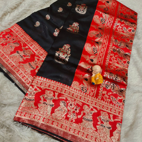 BEAUTIFUL SWARNACHURAM Very soft quality All over golden zari weaving