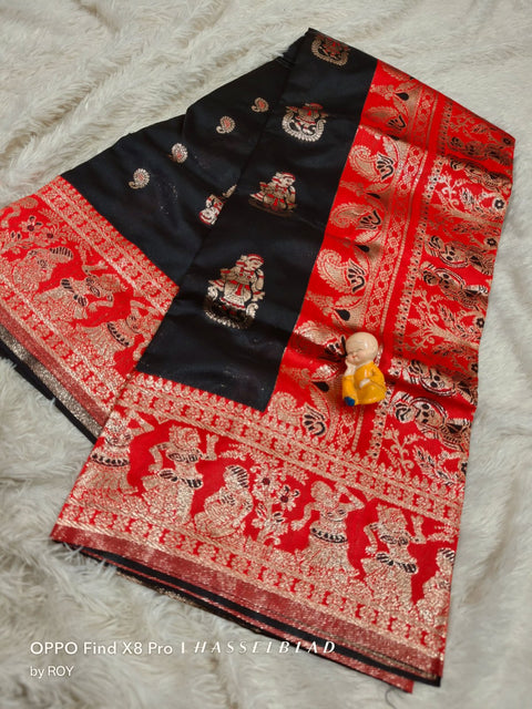 BEAUTIFUL SWARNACHURAM Very soft quality All over golden zari weaving