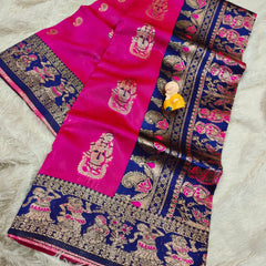 BEAUTIFUL SWARNACHURAM Very soft quality All over golden zari weaving