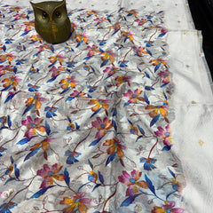 Super soft summer special party wear brasu silk saree