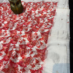 Super soft summer special party wear brasu silk saree