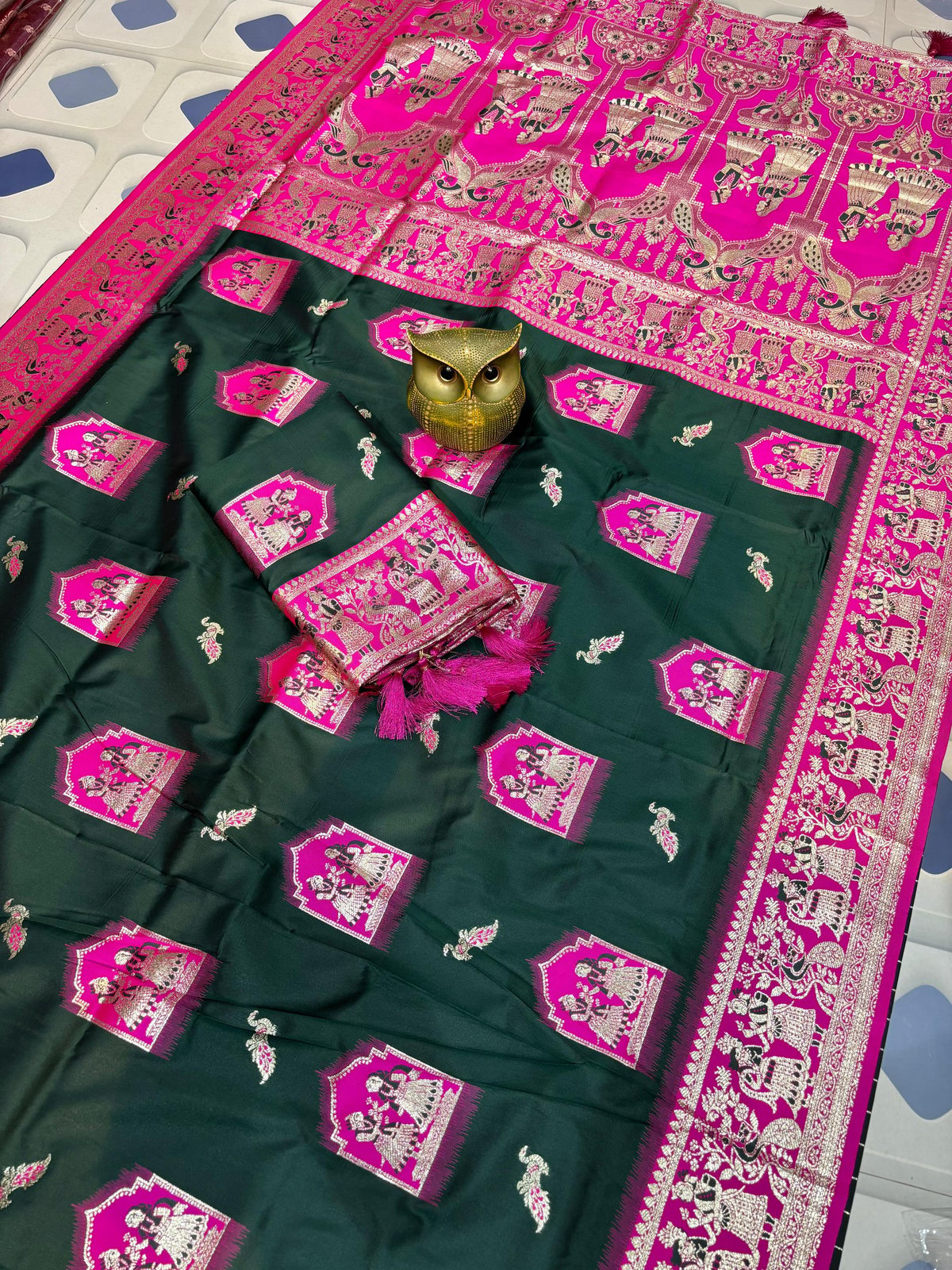 Super soft pure doulton bibaho baluchuri silk