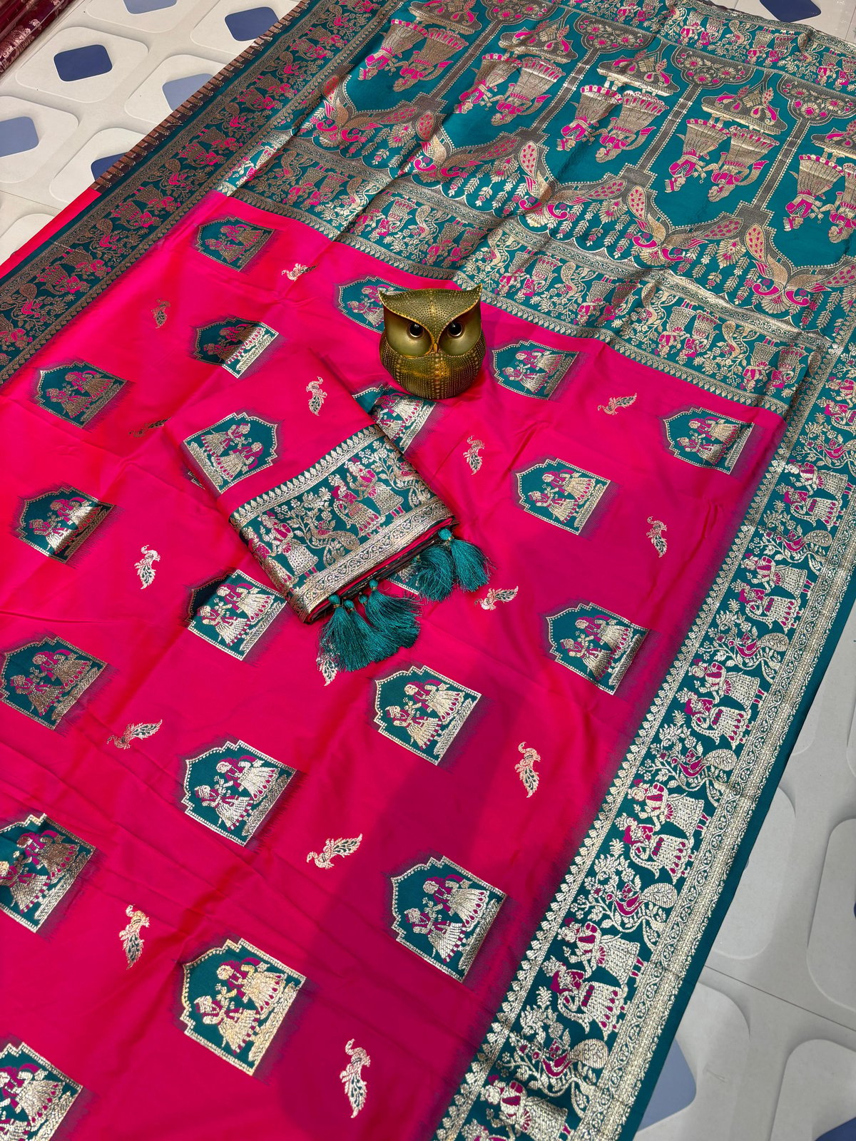 Super soft pure doulton bibaho baluchuri silk