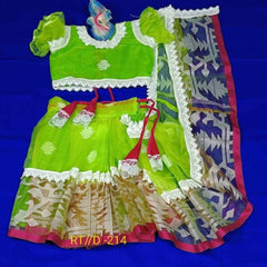Mosline baby lehenga