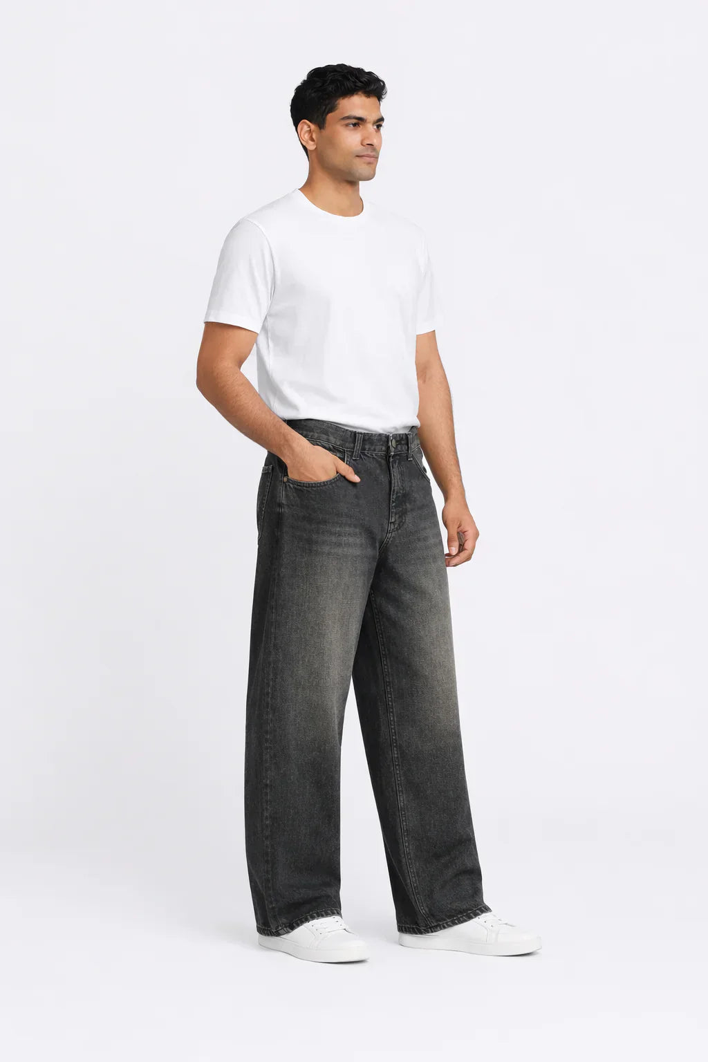 Baggy Fit Black Jeans