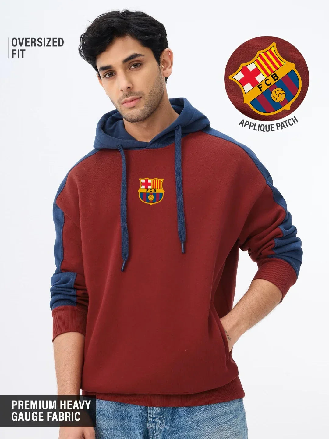 FC Barcelona Oversized Hoodies